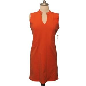 EVOLUTION by CYRUS *NWT* Sleeveless  Dress Size S Women Orange Summer Glam
